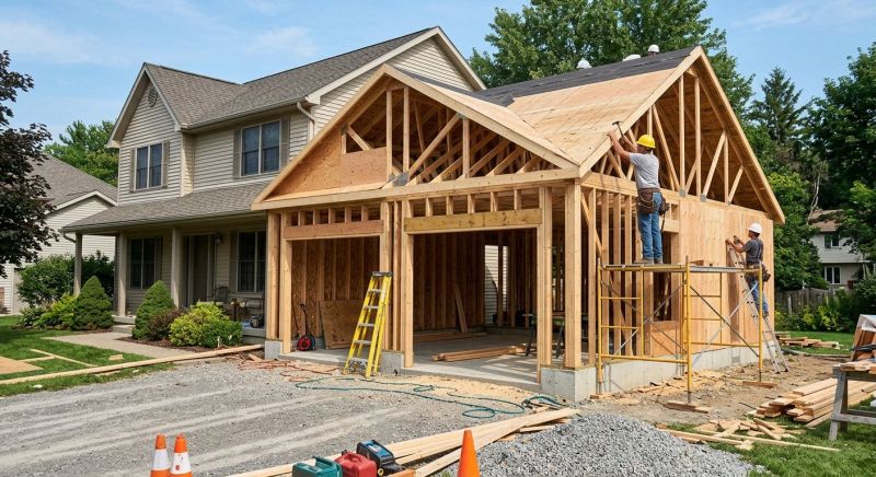 Attached Garage Construction in Las Vegas, NV