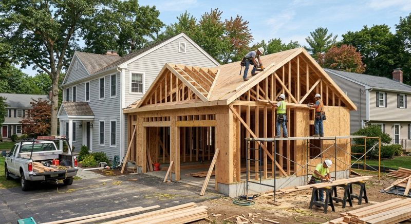 Attached Garage Construction in South Houston, TX