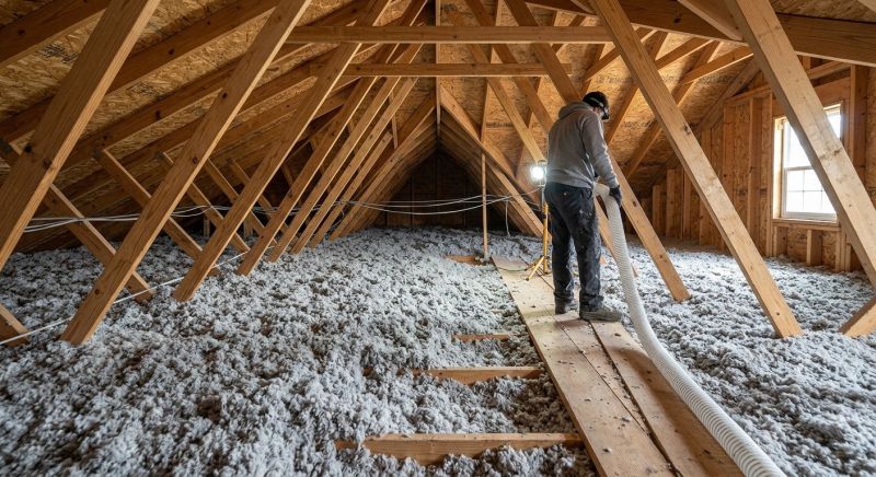 Blown Insulation Installation in Killeen, TX