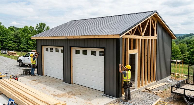 Detached Garage Construction in Charleston, SC