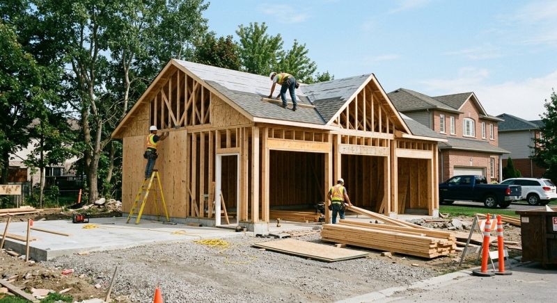Wood Garage Installation in Summerville, SC